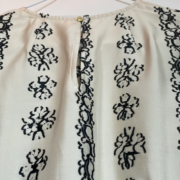 Layla Embroidered Silk-Blend Blouse - Picture 8 of 8